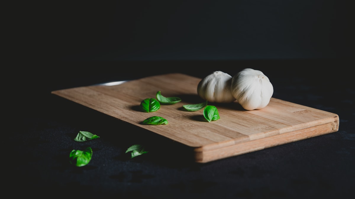 Student learning healthy cooking techniques